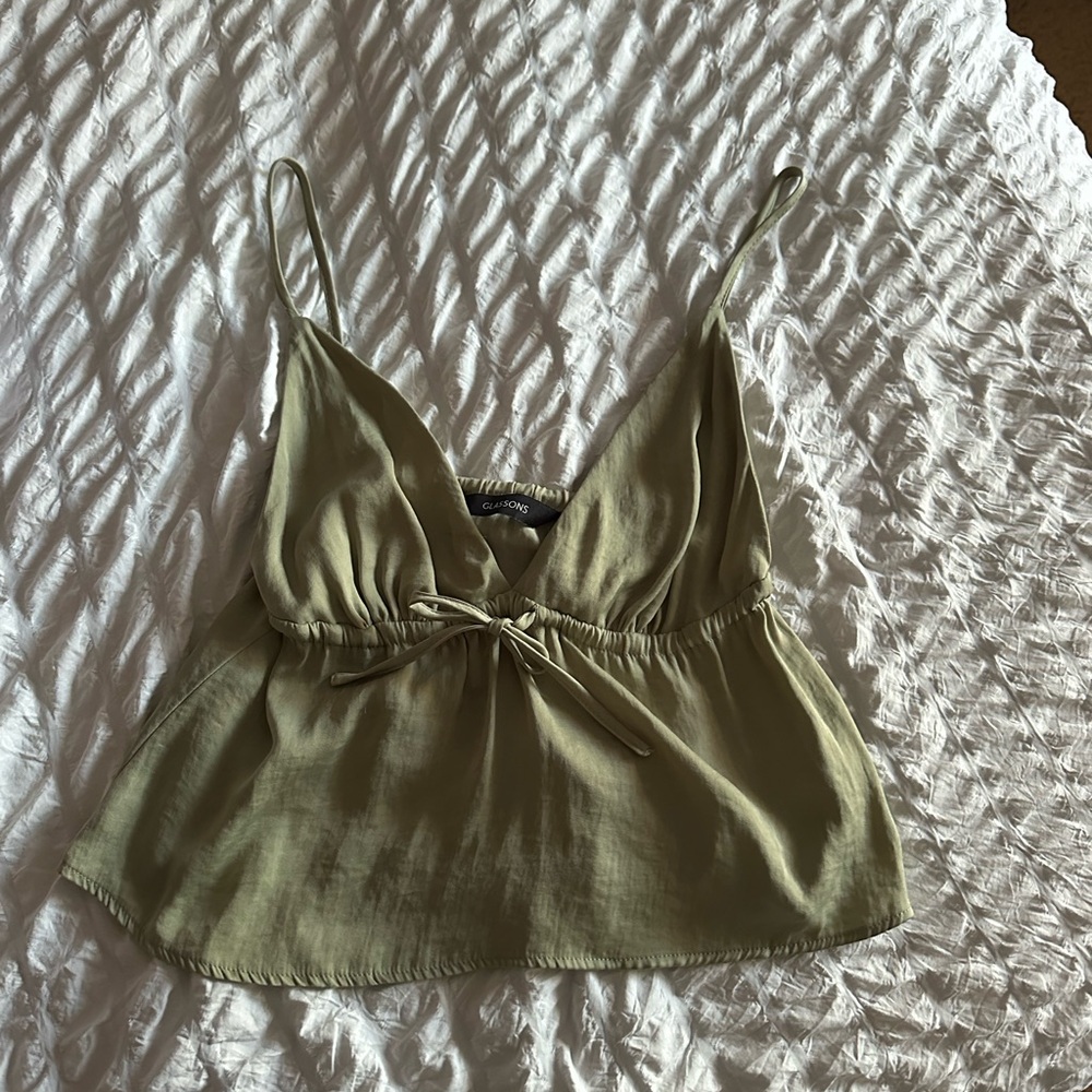 Glassons Sage Green Camisole Top